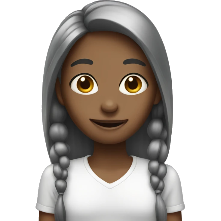 girl with toothpic emoji