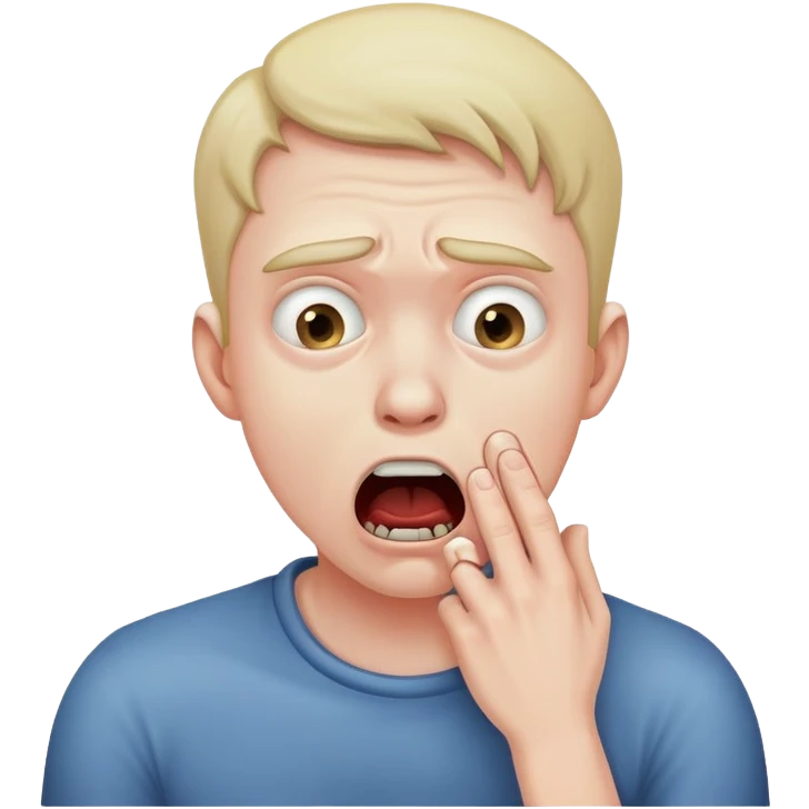 guy choking himself emoji
