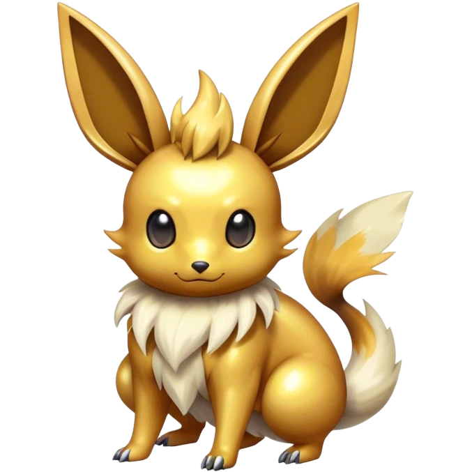 Shiny-Eeveelution-Cute-Fakemon-Beetle-Pokémon-fusion full body emoji