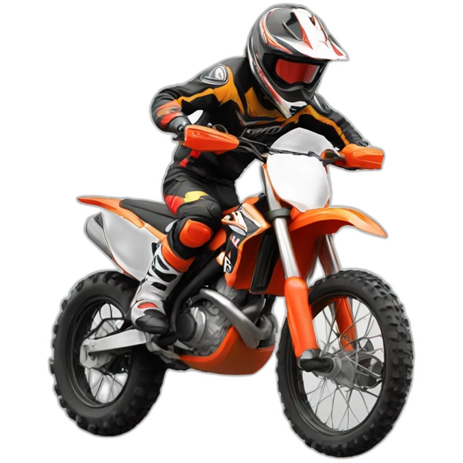 Moto cross emoji