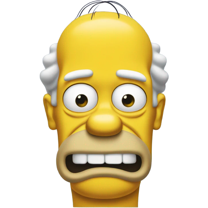 Face of Homer Simpson emoji
