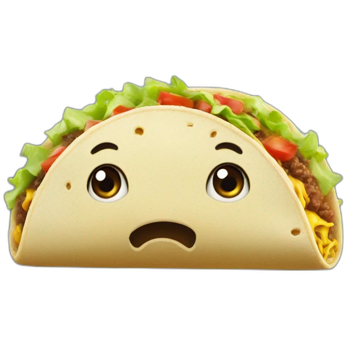 frozen taco emoji