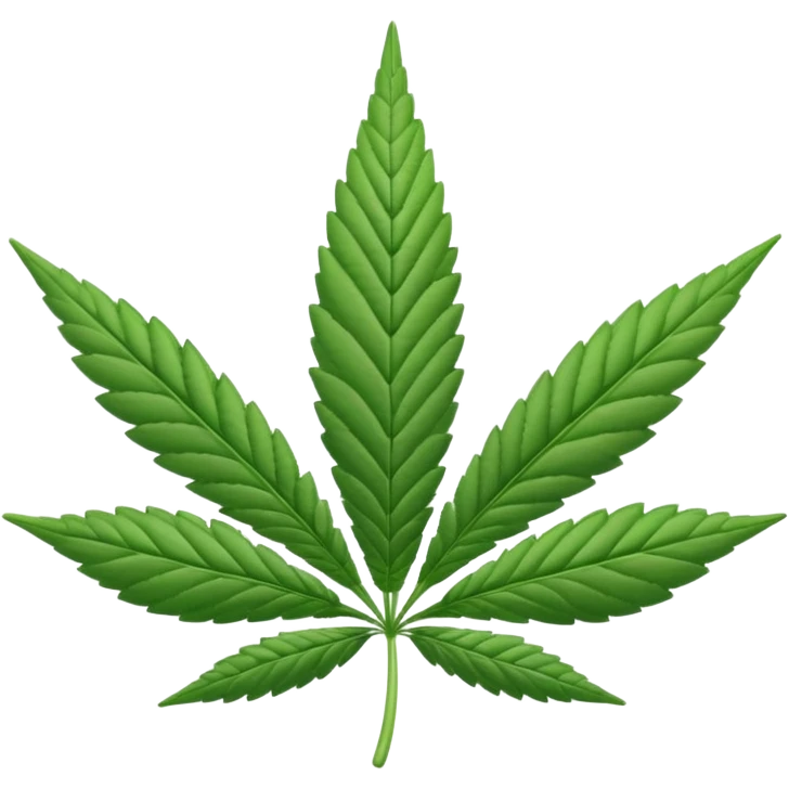 white marijuana icon emoji