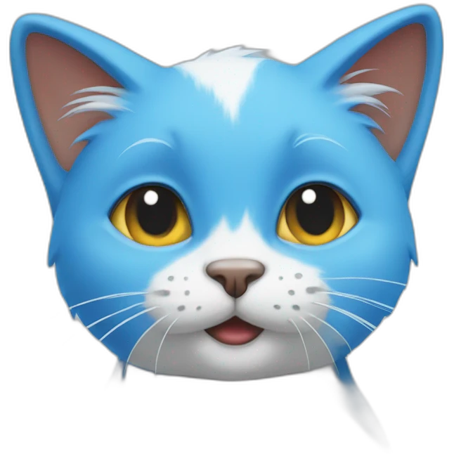 Smurf cat emoji