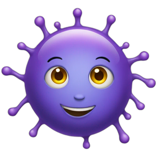 Human cell happy emoji