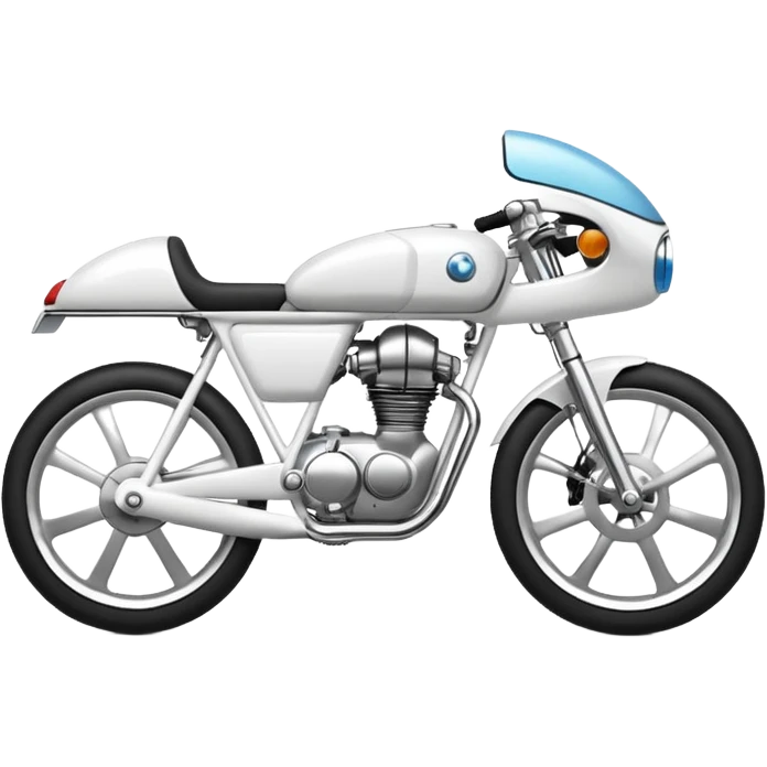 white Bike  emoji