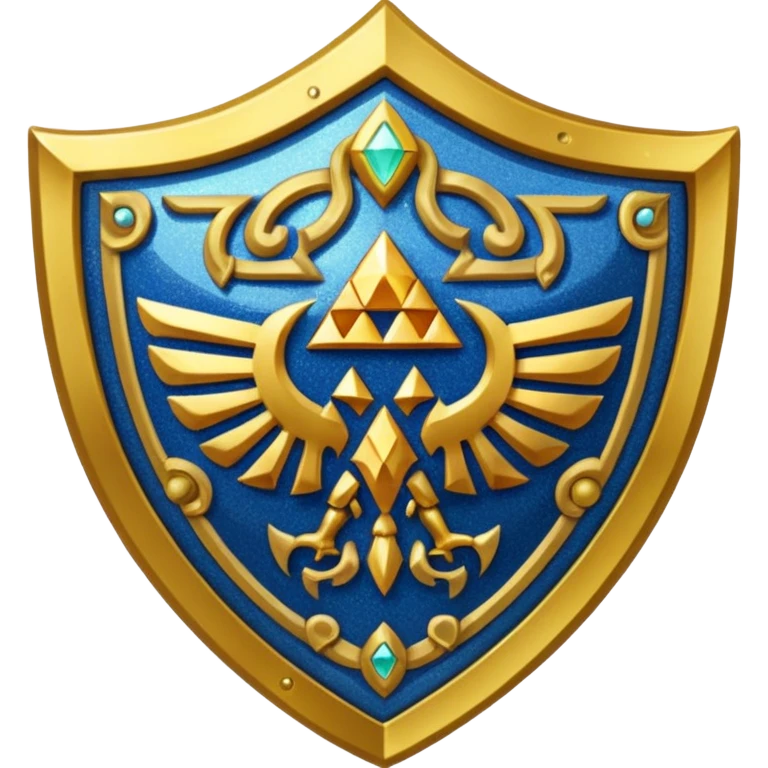 glitter shield Hylian emoji