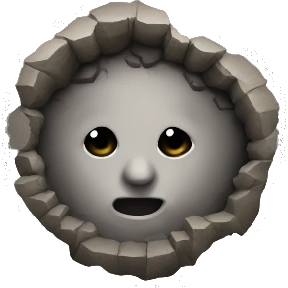 A deep hole  emoji