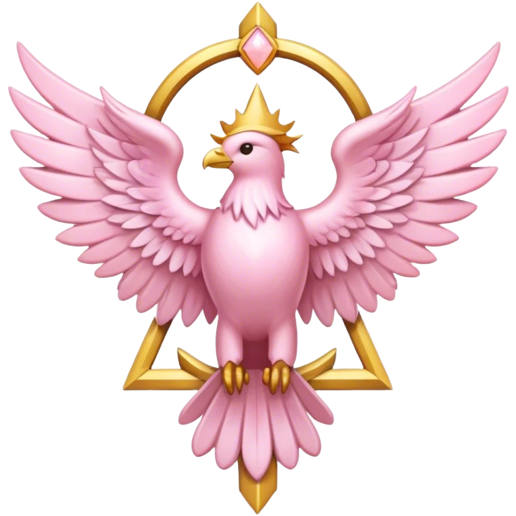 seraphim's emblem light pink emoji