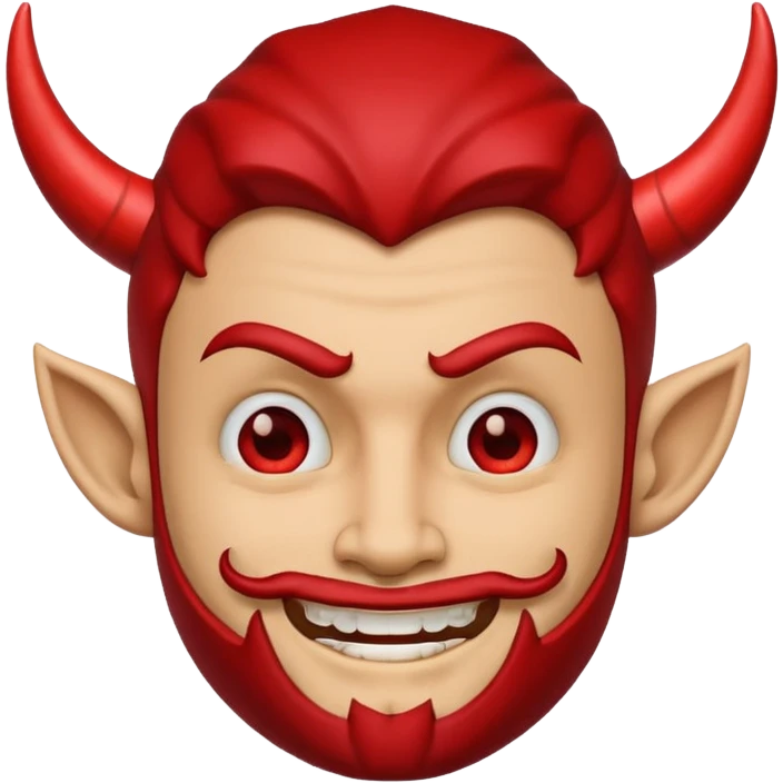 Emoji de bandido con diablito  emoji