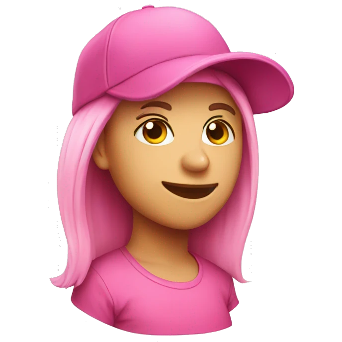 pink hat emoji