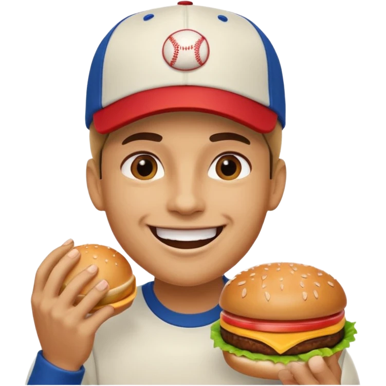 comiendo amburgesa emoji