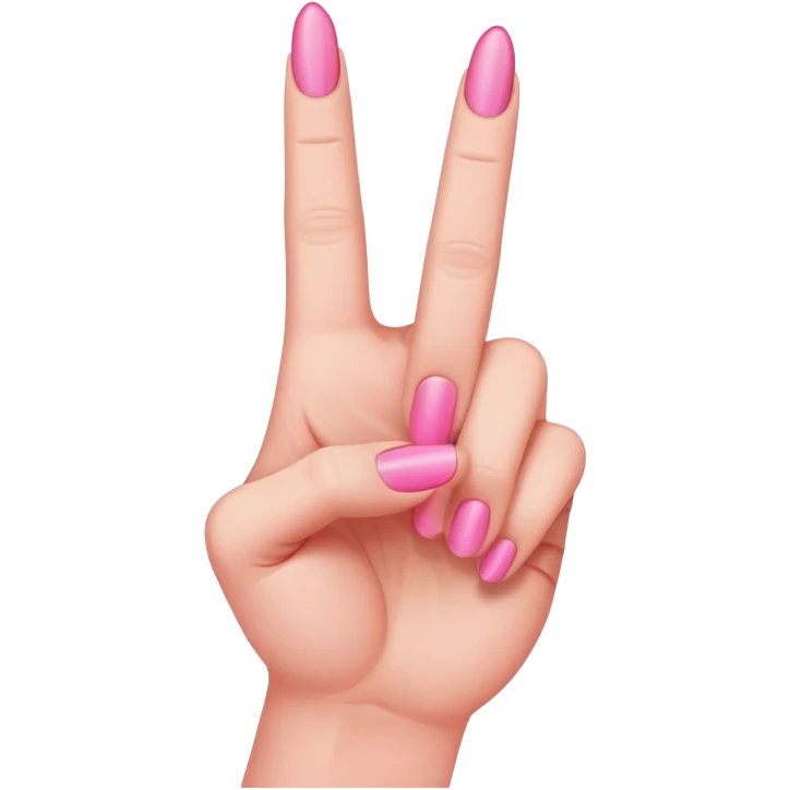 pink middle finger emoji