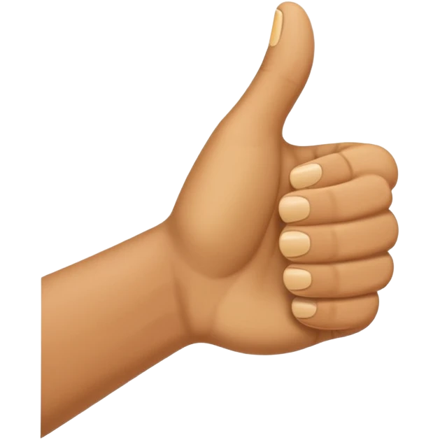 thumbs up emoij extra long thumb emoji
