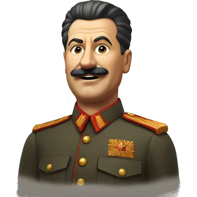 stalin with hand up emoji