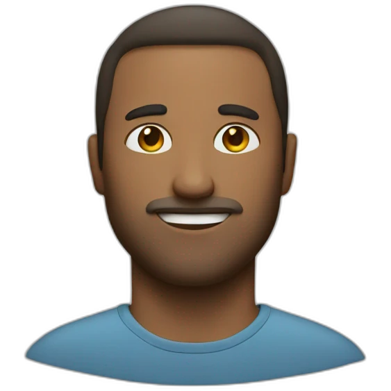 man and hashtag emoji