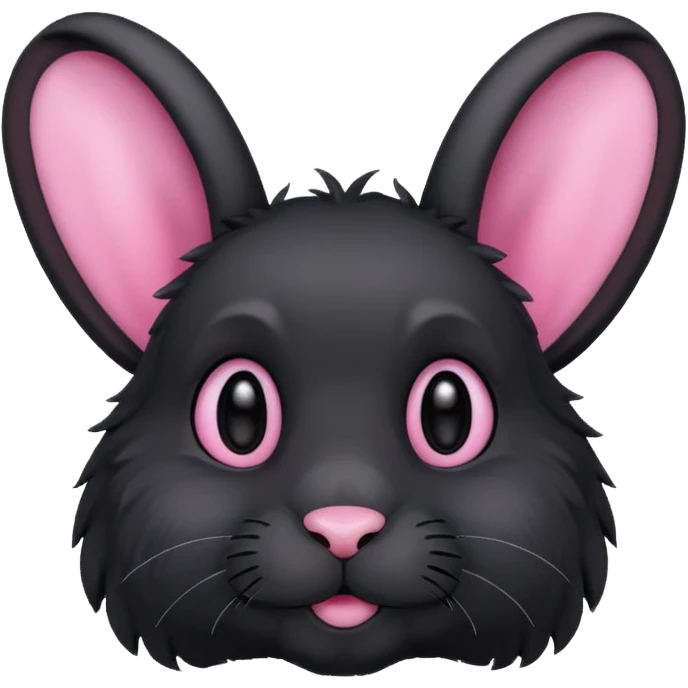 Black rabbit emoji