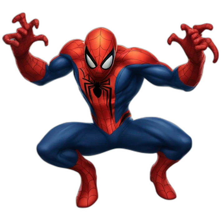 Spider-man combat venom emoji