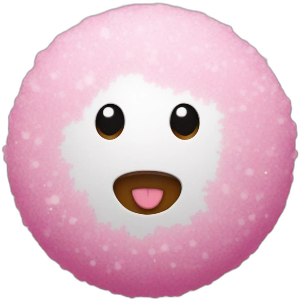 pink snow emoji