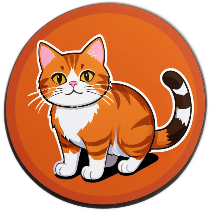 lead tabby cat and orange cat emoji