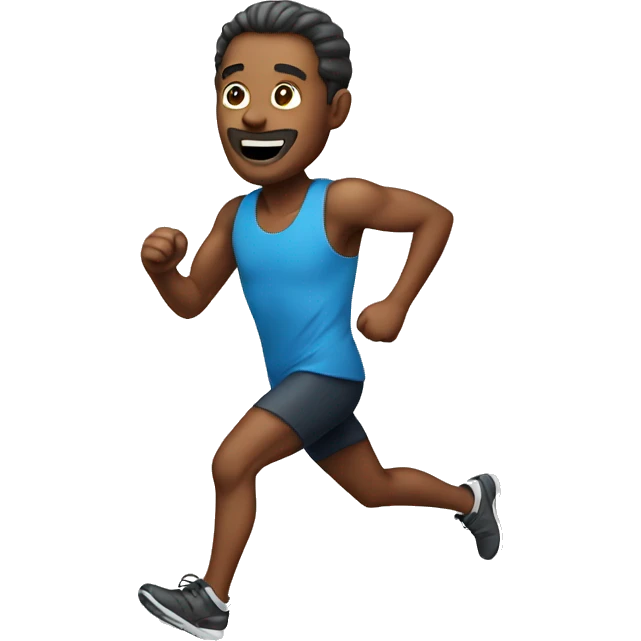 a man running emoji