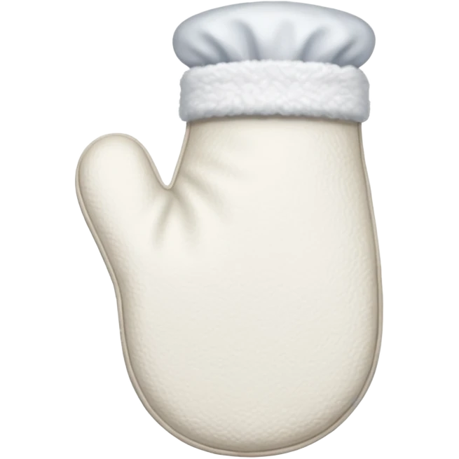 A white baking mitten emoji