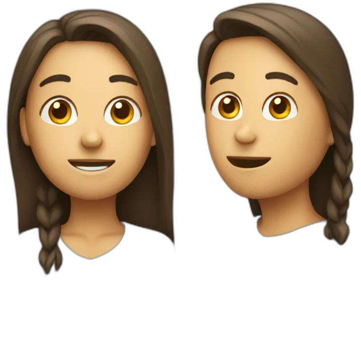person talking to another emoji