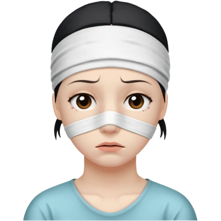 sick with a head bandage emoji