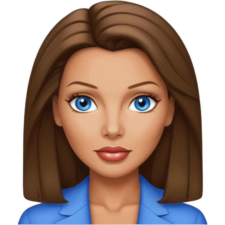 Vanessa Williams with blue eyes emoji