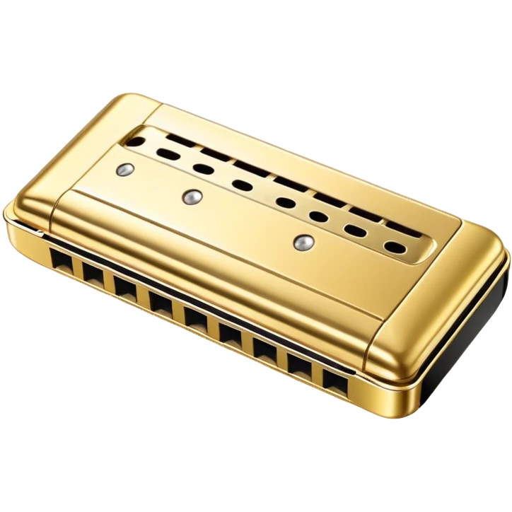 Diatonic Harmonica with a smile emoji