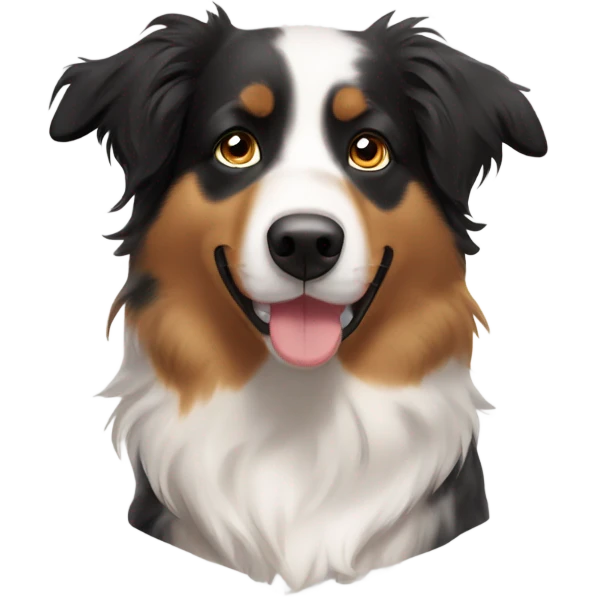 australian shepherd floppy ears emoji