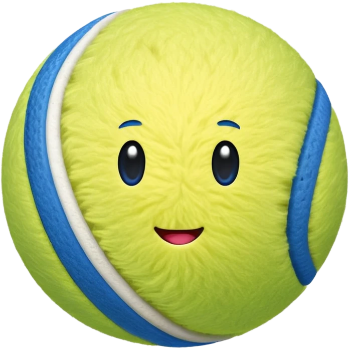 full blue tennis ball emoji