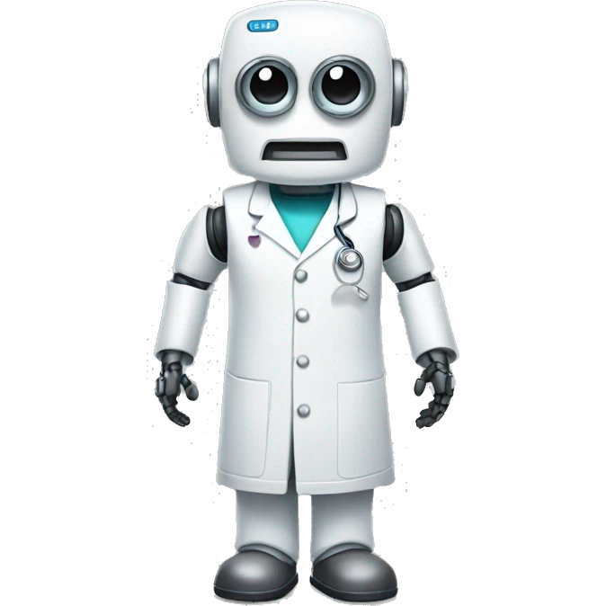 kind robot doctor emoji