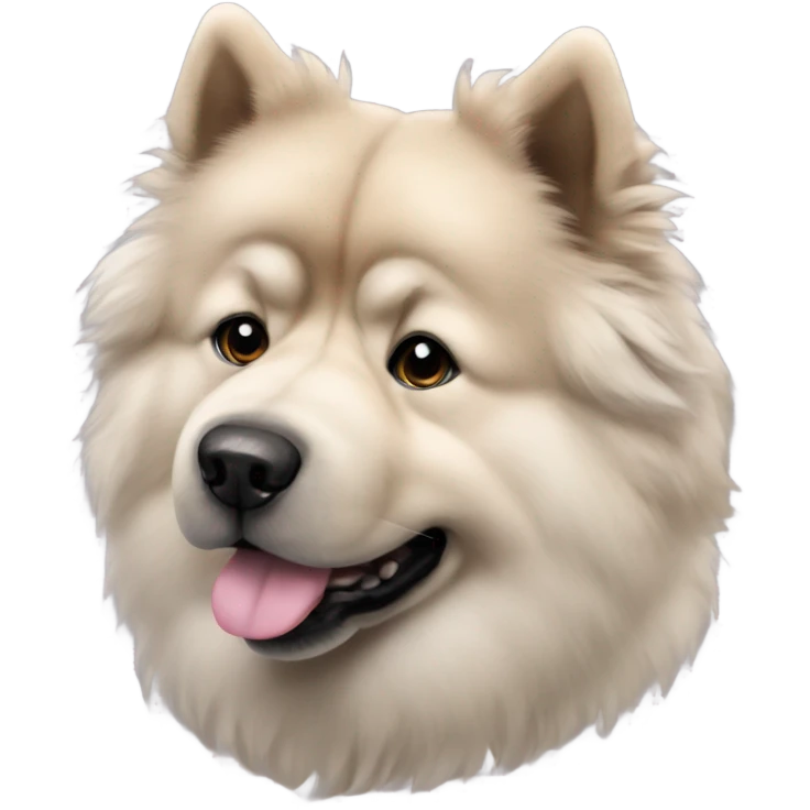 Merle chow chow emoji