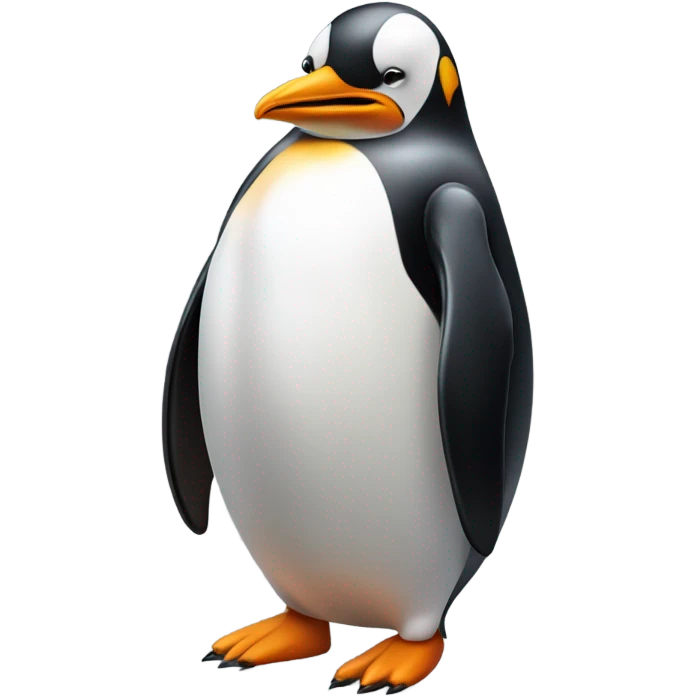 Sick penguin  emoji