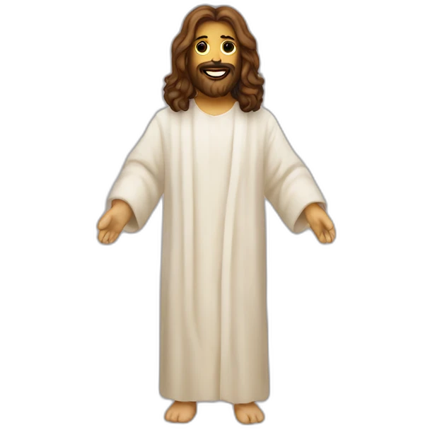Jesus fur suit emoji