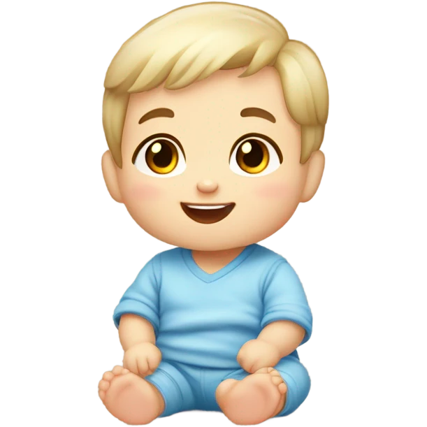 A qute baby emoji