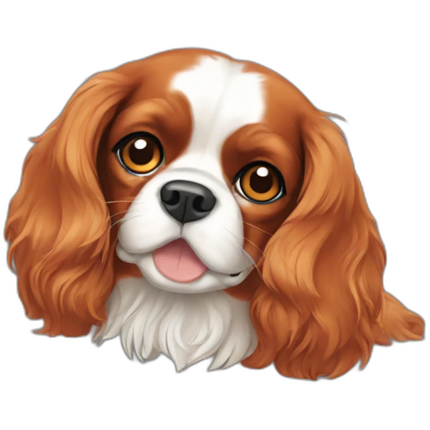cavalier king Charles spaniel emoji
