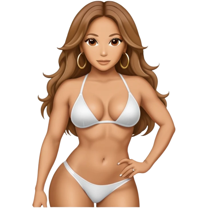 Jennifer lopez in thong, voluptuous emoji