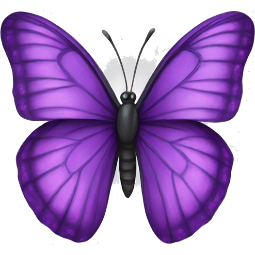 purple butterfly  emoji