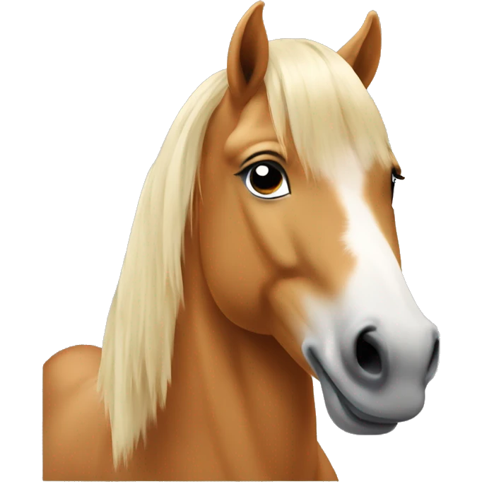 Haflinger Horse emoji