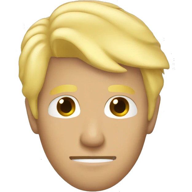 Guy sleeping blonde hair emoji
