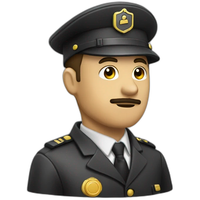 cybersecurity stationmaster with whistle emoji