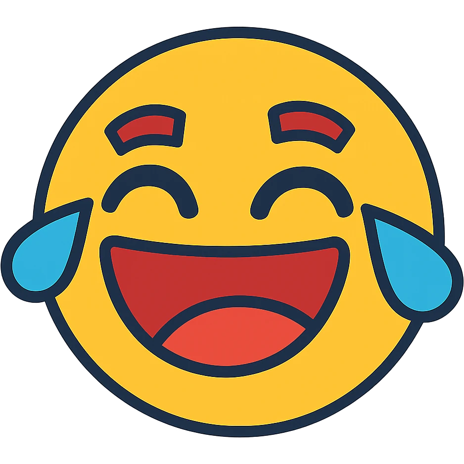 laughing face emoji