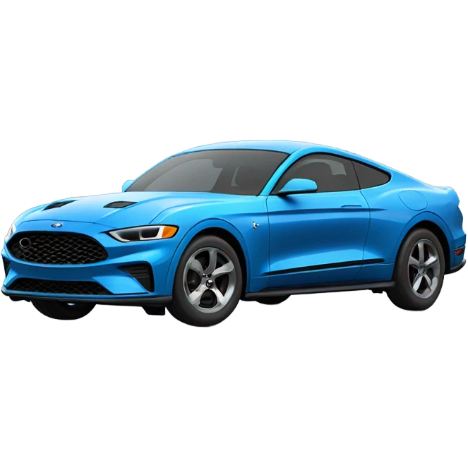 blue mustang mach-e emoji