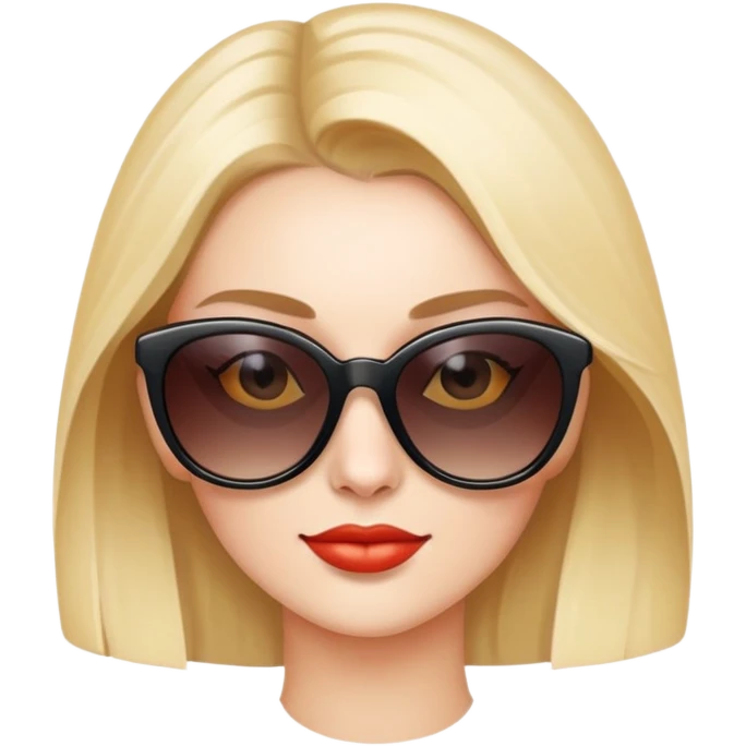 Lovely with sunglasses emoji
