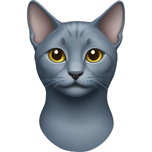 russian blue cat emoji