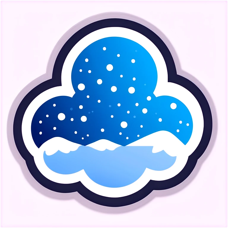 Snow emoji