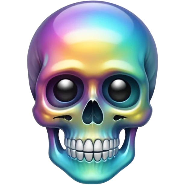 💀iphone emoji with aura skuttle emoji