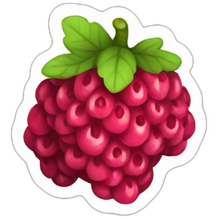 Rapsberry emoji